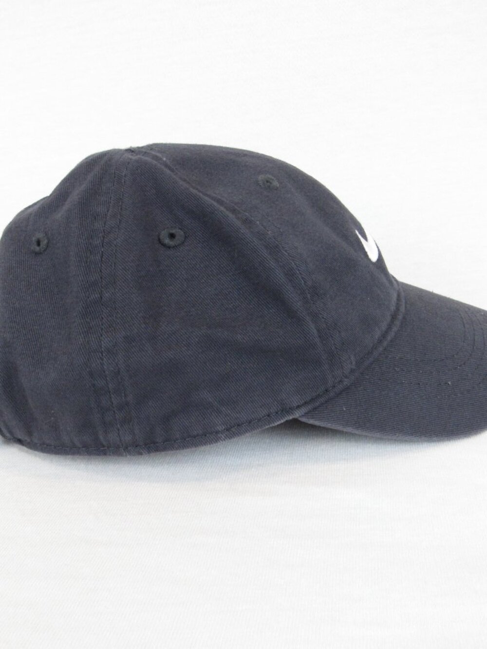 Nike Boys Toddler 2T-4T Cap Swoosh 100% Cotton Adjustable Baseball Gray Hat - Picture 5 of 10